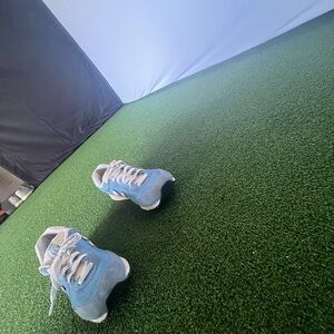 New Balance Blue and White Athletic Shoes for Performance